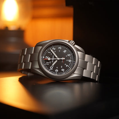 Boderry Voyager Titanium Field 100m Titanium Bracelet - Horology Story Youtube Store