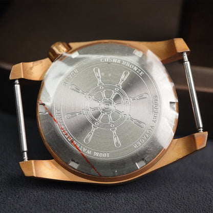 Boderry Voyager Bronze Field 100m White Dial BD-A11B-02