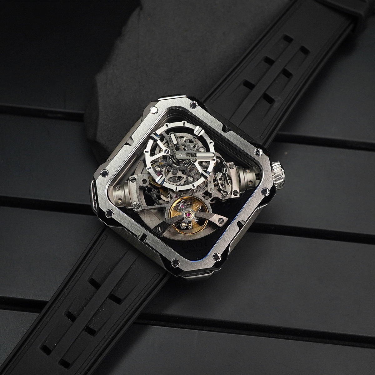 Bonest Gatti King Device BG5804 Square shaped Case - Horology Story Youtube Store