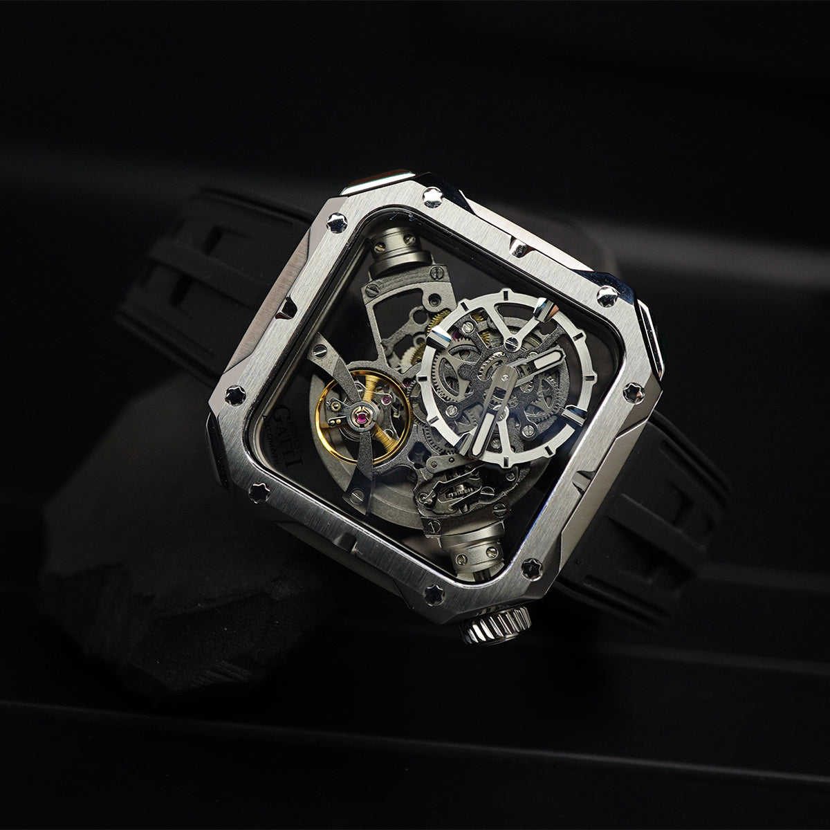 Bonest Gatti King Device BG5804 Square shaped Case - Horology Story Youtube Store