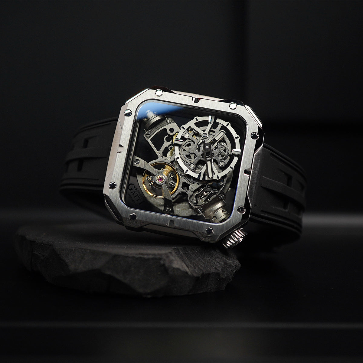 Bonest Gatti King Device BG5804 Square shaped Case - Horology Story Youtube Store