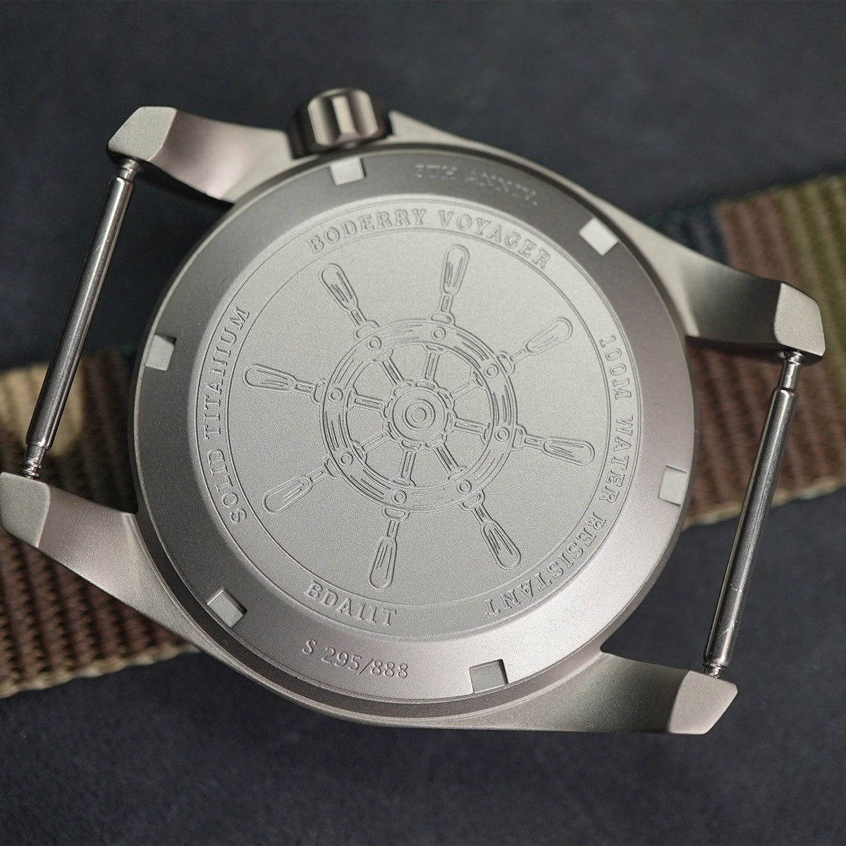 Boderry Voyager BD-A11T-S01 Titanium Anniversary LE 888 Pcs Nylon Strap - Horology Story Youtube Store
