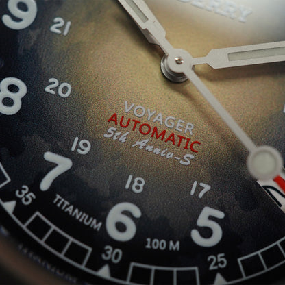 Boderry Voyager BD-A11T-S01 Titanium Anniversary LE 888 Pcs Nylon Strap - Horology Story Youtube Store