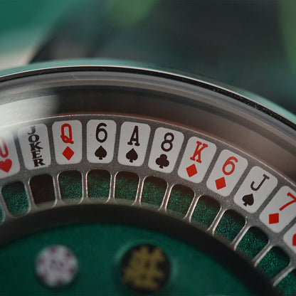 LUCKY HARVEY Player Series Poker Roulette Stainless Steel - Horology Story Youtube Store