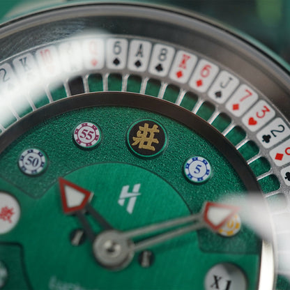 LUCKY HARVEY Player Series Poker Roulette Stainless Steel - Horology Story Youtube Store