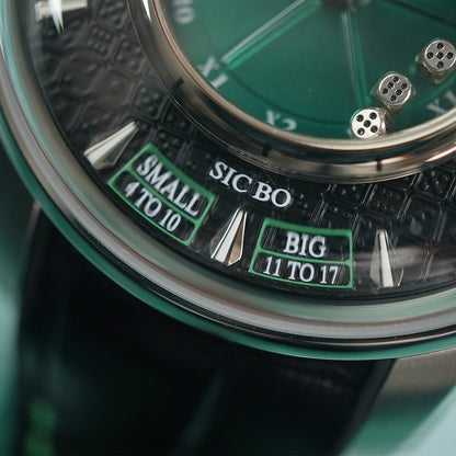 LUCKY HARVEY Player Series Sic Bo Green Automatic - Horology Story Youtube Store