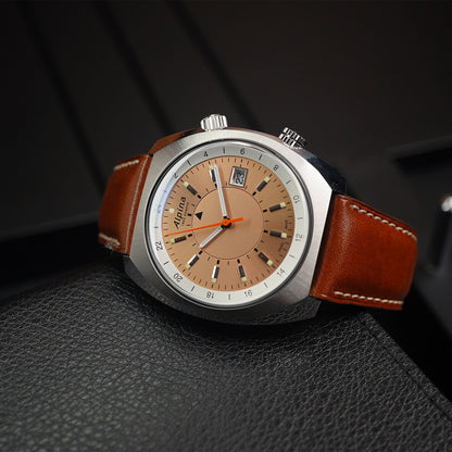 Alpina Startimer Pilot Heritage GMT AL-555RGS4H6 - Horology Story Youtube Store