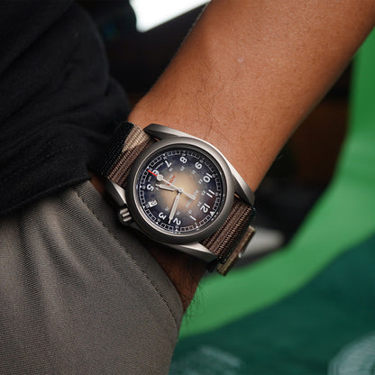 Boderry Voyager BD-A11T-S01 Titanium Anniversary LE 888 Pcs Nylon Strap - Horology Story Youtube Store