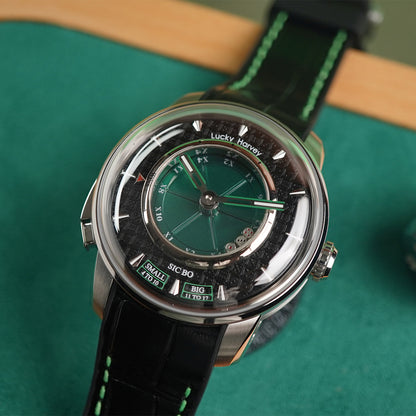 LUCKY HARVEY Player Series Sic Bo Green Automatic - Horology Story Youtube Store
