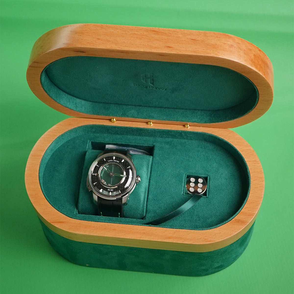 LUCKY HARVEY Player Series Sic Bo Green Automatic - Horology Story Youtube Store