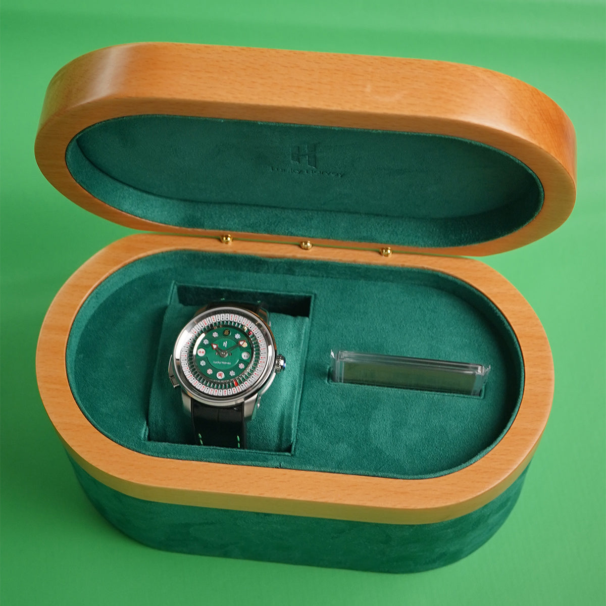 LUCKY HARVEY Player Series Poker Roulette Stainless Steel - Horology Story Youtube Store