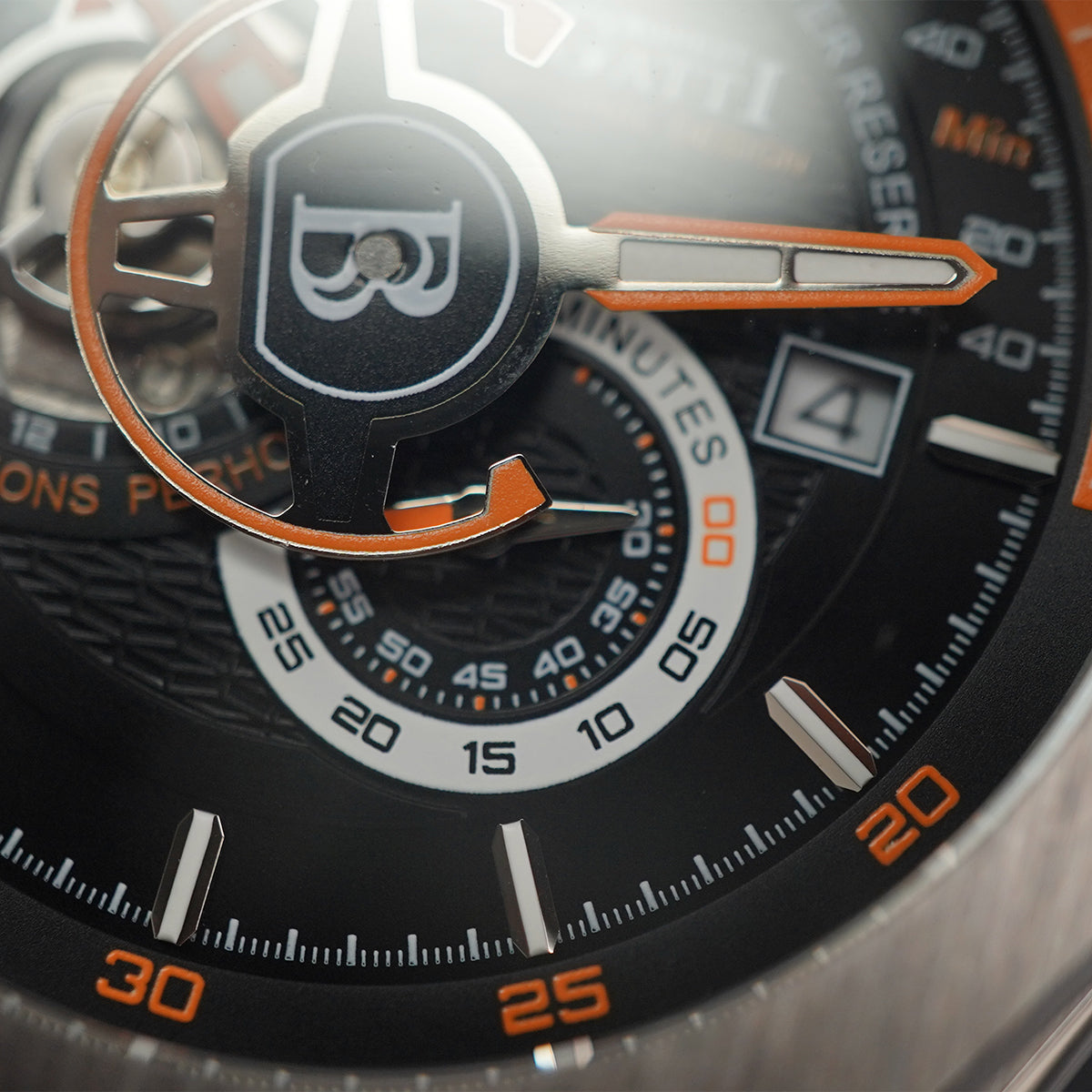 Bonest Gatti King Speed BG8601 Round Shaped Silver Steel Case