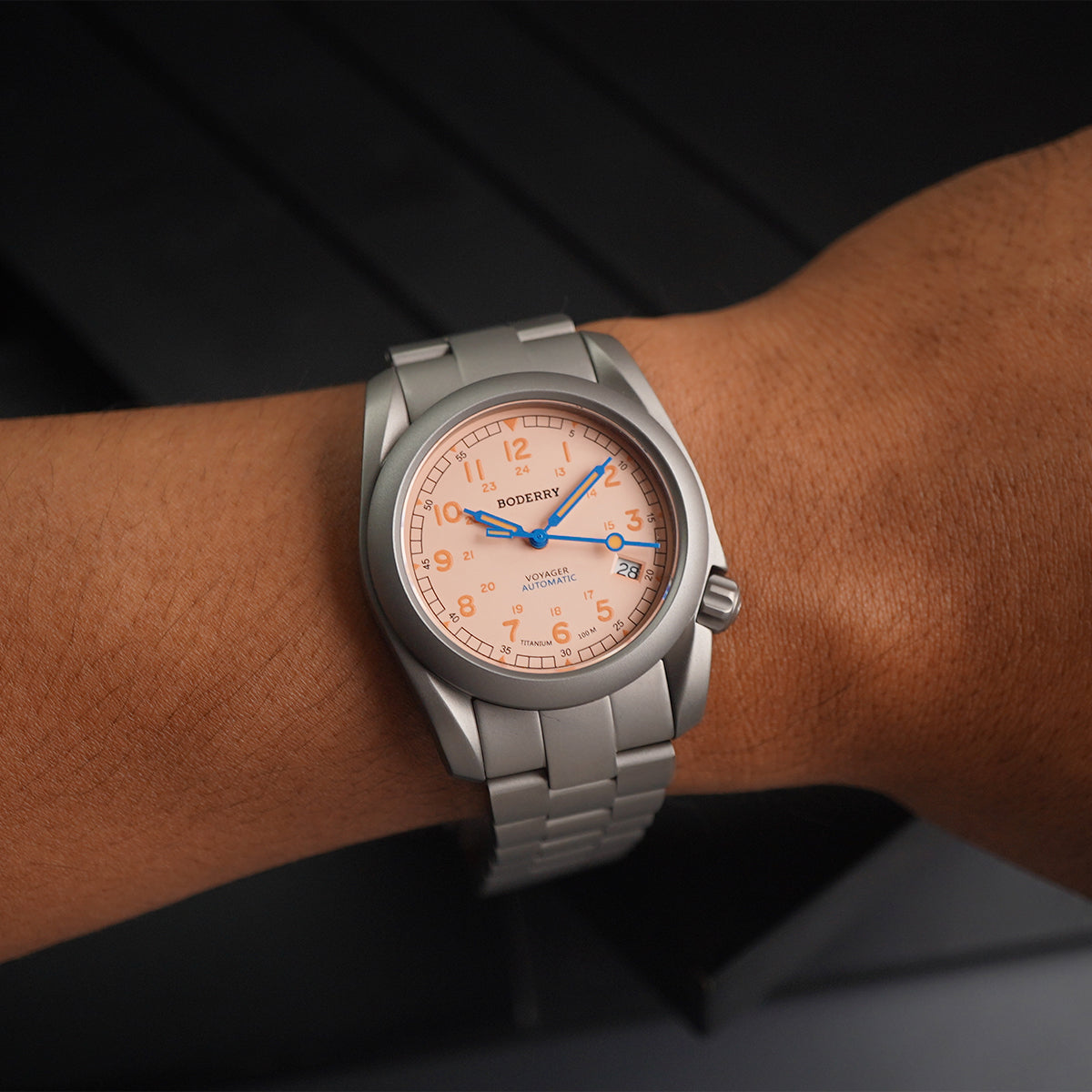 Boderry Voyager Titanium Field 100m Titanium Bracelet - Horology Story Youtube Store