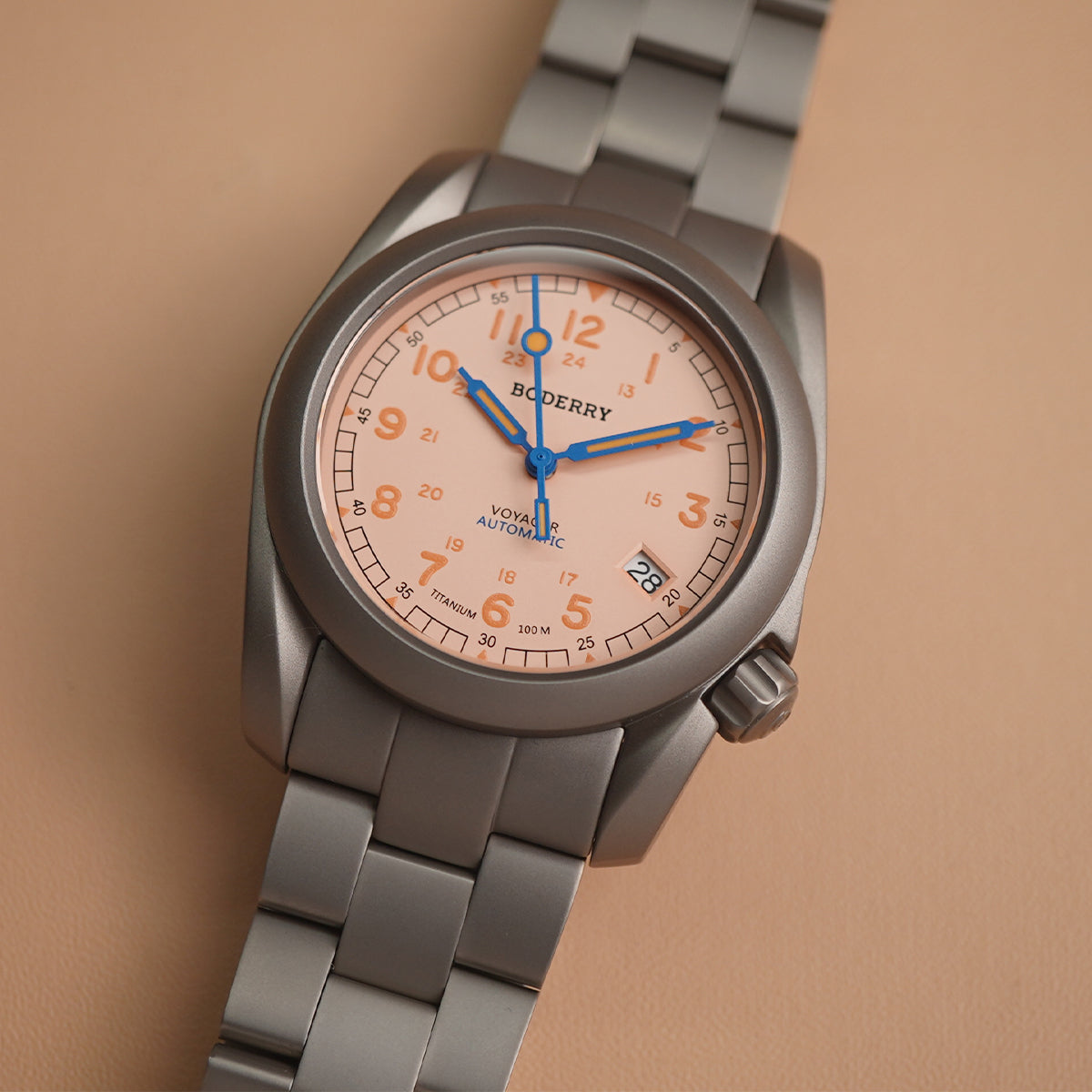 Boderry Voyager Titanium Field 100m Titanium Bracelet - Horology Story Youtube Store