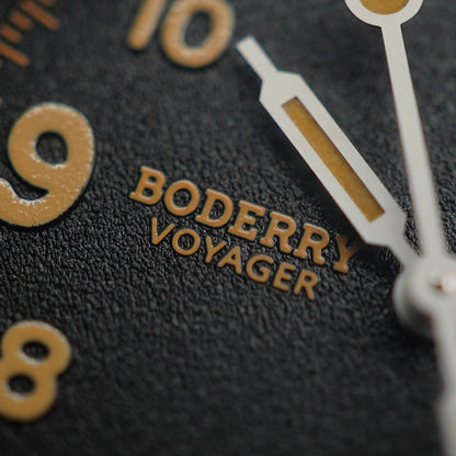 Boderry Voyager Titanium Field 100m Bracelet Day-Date