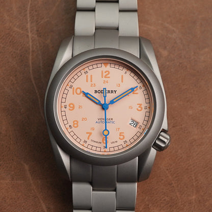 Boderry Voyager Titanium Field 100m Titanium Bracelet - Horology Story Youtube Store