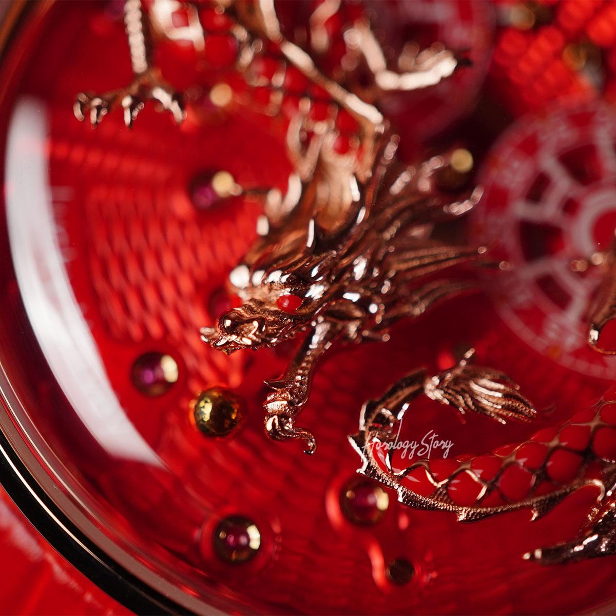 LUCKY HARVEY Red Enamel Dragon Limited 100 Pcs - Horology Story Youtube Store