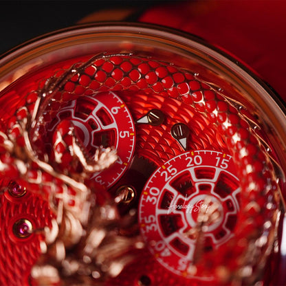 LUCKY HARVEY Red Enamel Dragon Limited 100 Pcs - Horology Story Youtube Store