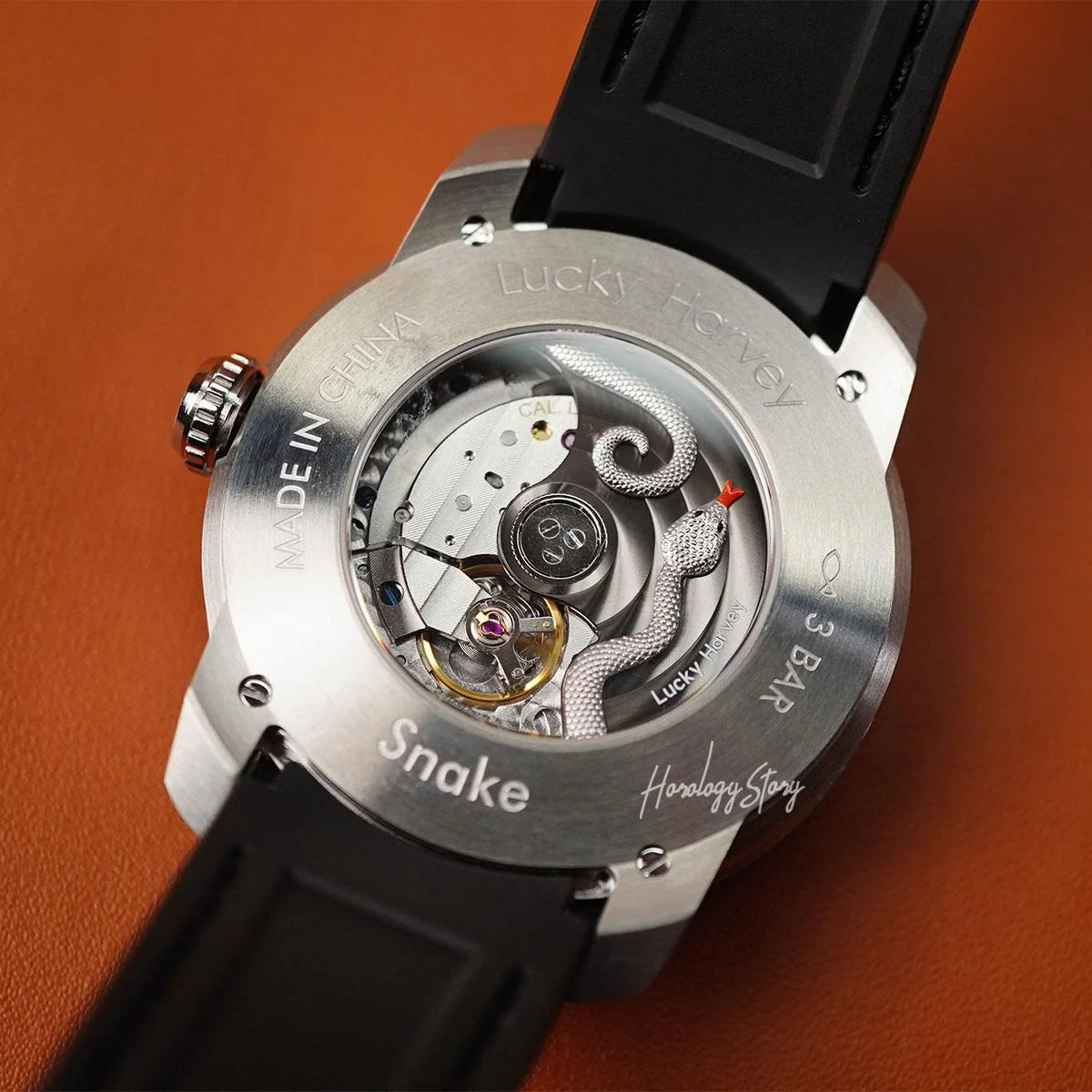 LUCKY HARVEY Silver Snake Automatic - Horology Story Youtube Store