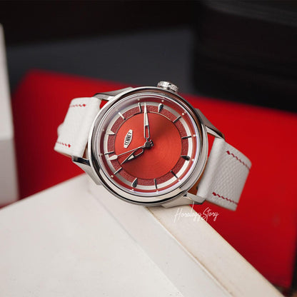 Tennet Somerset Vermilion Hand Wound - Horology Story Youtube Store