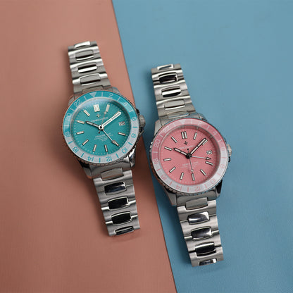 Venezianico Nereide GMT 39mm 3521506C Rosa - Horology Story Youtube Store