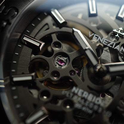 Venezianico Nereide Ultraleggero 42mm 3921509C Black Skeleton