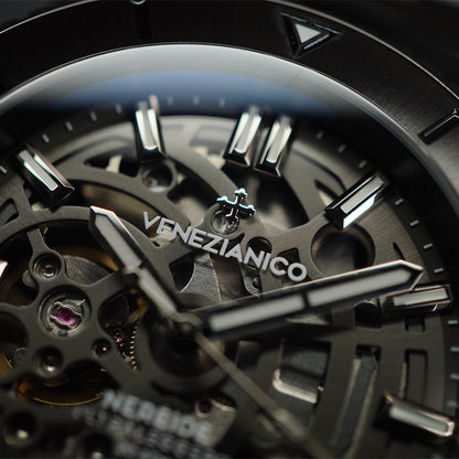 Venezianico Nereide Ultraleggero 42mm 3921509C Black Skeleton