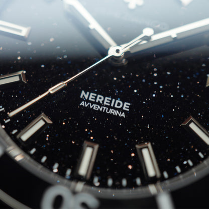 Venezianico Nereide 39mm Avventurina Nera - 3121550C