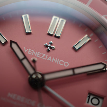Venezianico Nereide GMT 39mm 3521506C Rosa - Horology Story Youtube Store
