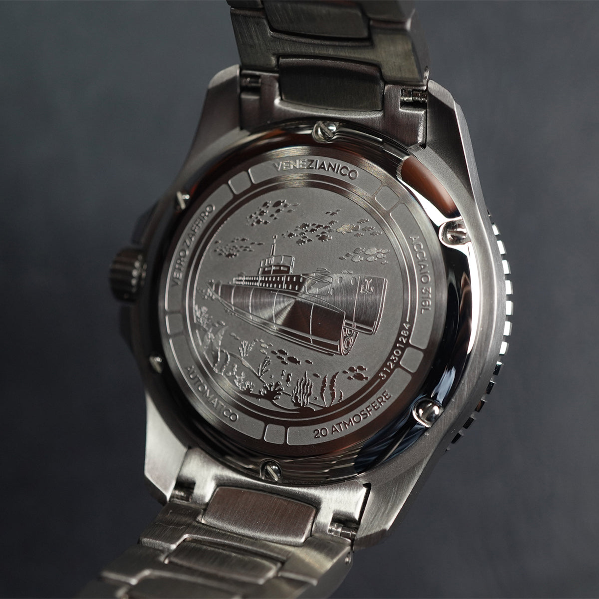 Venezianico Nereide 39mm Tungsteno 3121540C Green MOP Dial - Horology Story Youtube Store