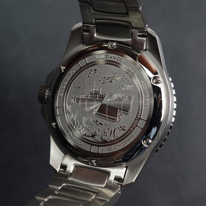 Venezianico Nereide 39mm Tungsteno 3121540C Green MOP Dial - Horology Story Youtube Store