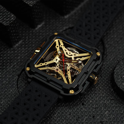 Ciga Design X-Series Titanium Skeleton Black-Gold