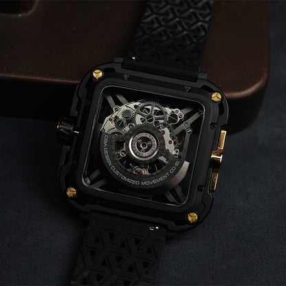 Ciga Design X-Series Titanium Skeleton Black-Gold