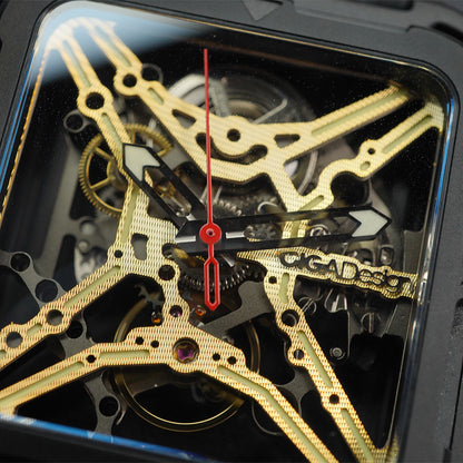 Ciga Design X-Series Titanium Skeleton Black-Gold