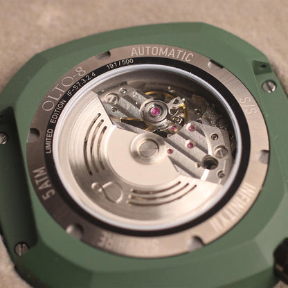 Olto-8 Infinity II RPM Style Green-Green Automatic - Horology Story Youtube Store