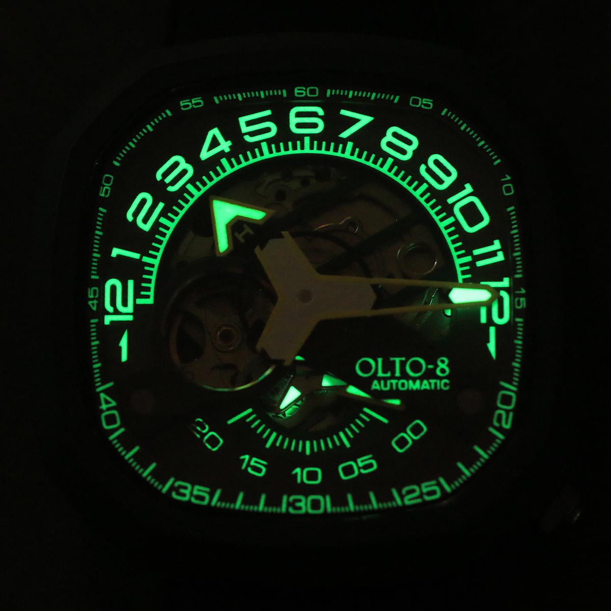 Olto-8 Infinity II RPM Style Green-Green Automatic - Horology Story Youtube Store