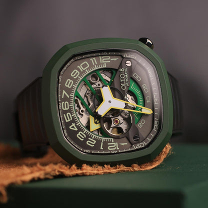 Olto-8 Infinity II RPM Style Green-Green Automatic - Horology Story Youtube Store