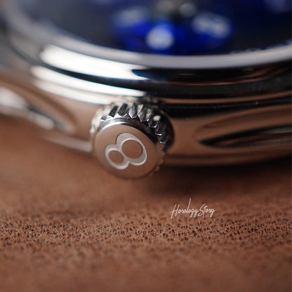 Olto-8 Roto Wandering Hour Ocean Blue (Upgraded Dial) - Horology Story Youtube Store