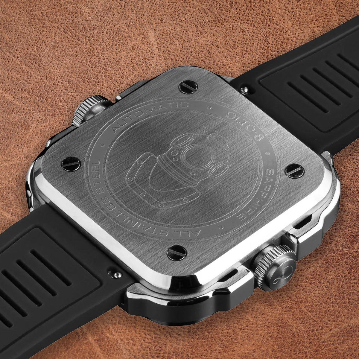 Olto-8 Coral Steward Shadow Black Textured Dial Automatic - Horology Story Youtube Store