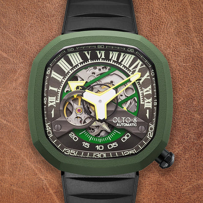 Olto-8 Infinity II RPM Style Green-Green Automatic - Horology Story Youtube Store