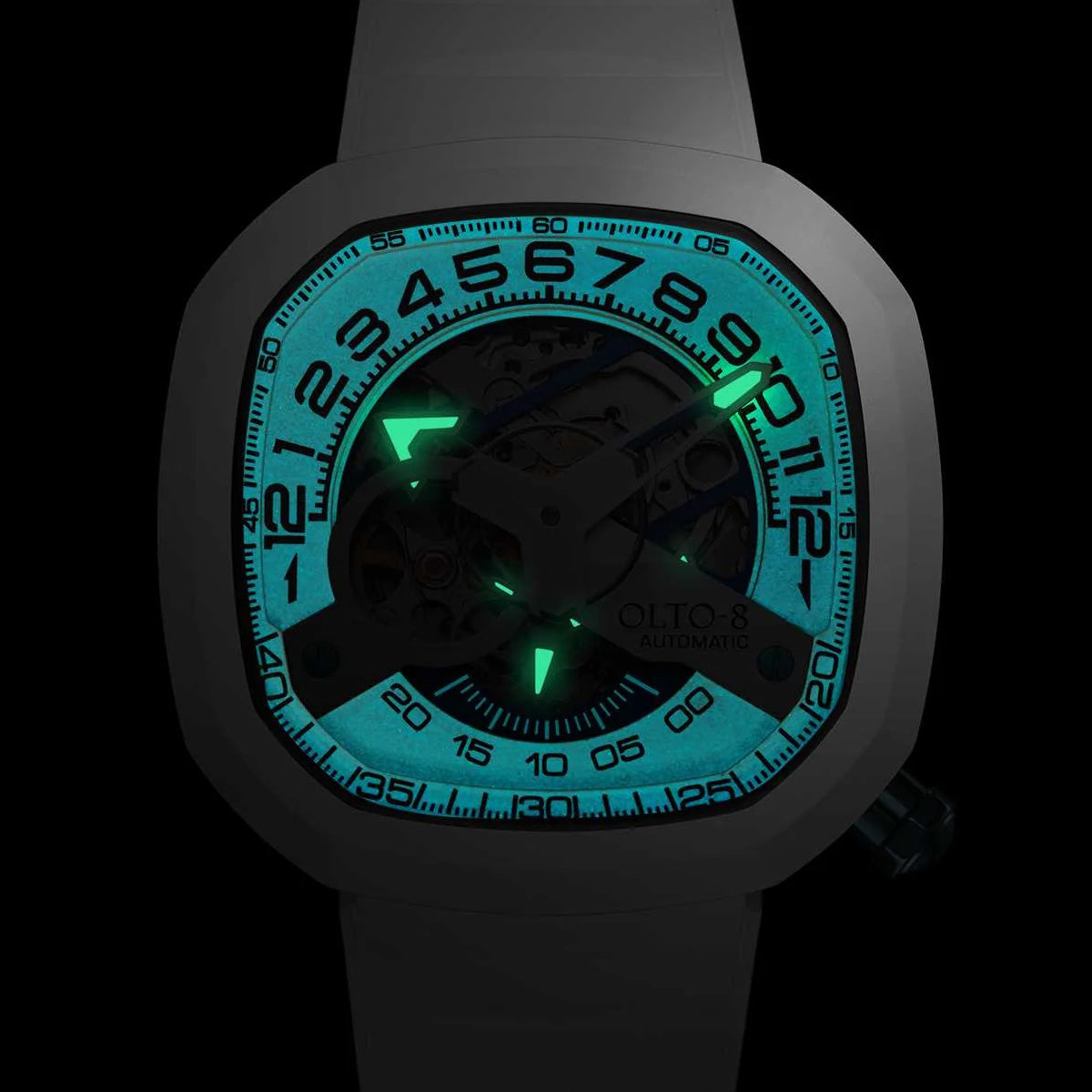 Olto-8 Infinity II RPM Style White Automatic - Horology Story Youtube Store