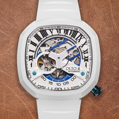Olto-8 Infinity II RPM Style White Automatic - Horology Story Youtube Store