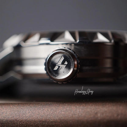 LUCKY HARVEY Silver Blinking Eyes Owl Automatic - Horology Story Youtube Store