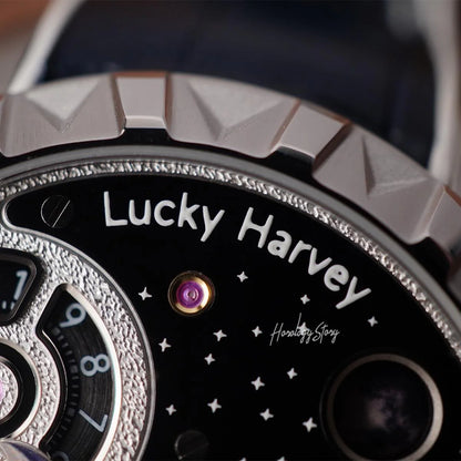 LUCKY HARVEY Silver Blinking Eyes Owl Automatic - Horology Story Youtube Store