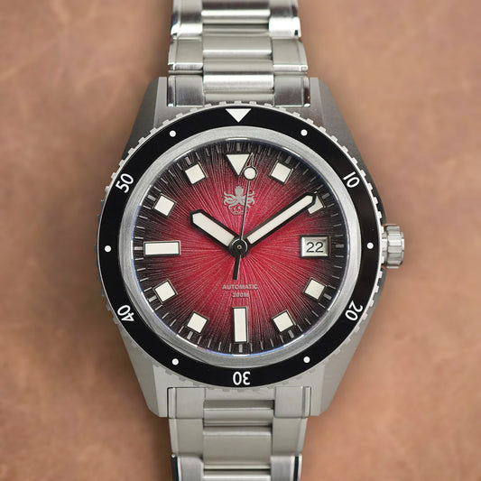 Phoibos Argo PY052D Spiral Sunray Red - Horology Story Youtube Store