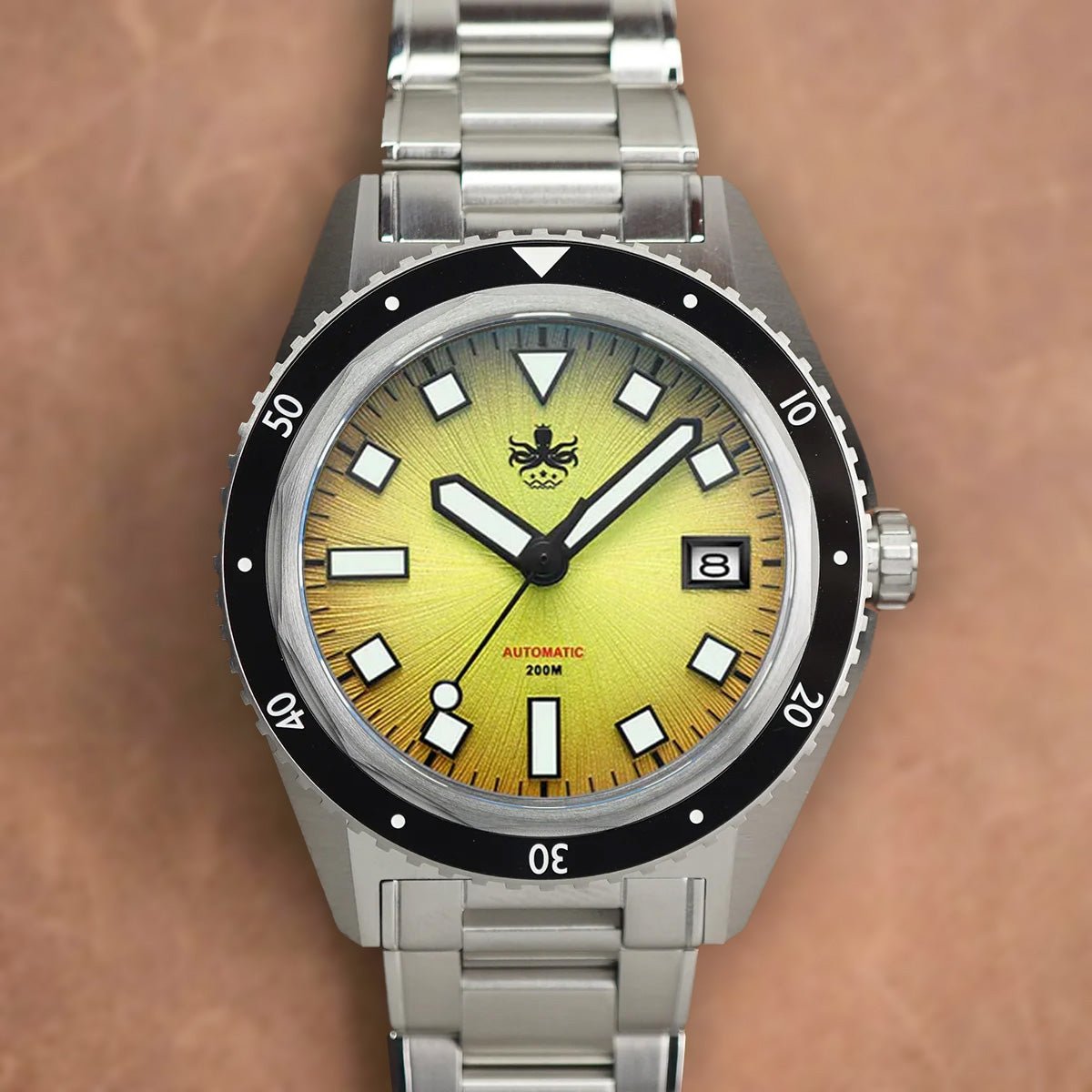 Phoibos Argo PY052F Spiral Sunray Yellow - Horology Story Youtube Store