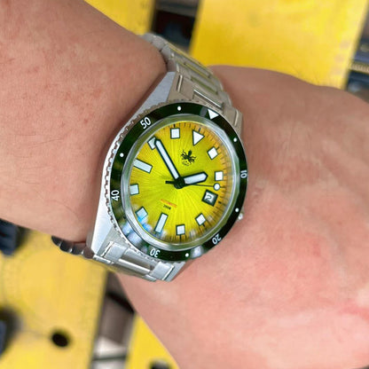 Phoibos Argo PY052F Spiral Sunray Yellow - Horology Story Youtube Store