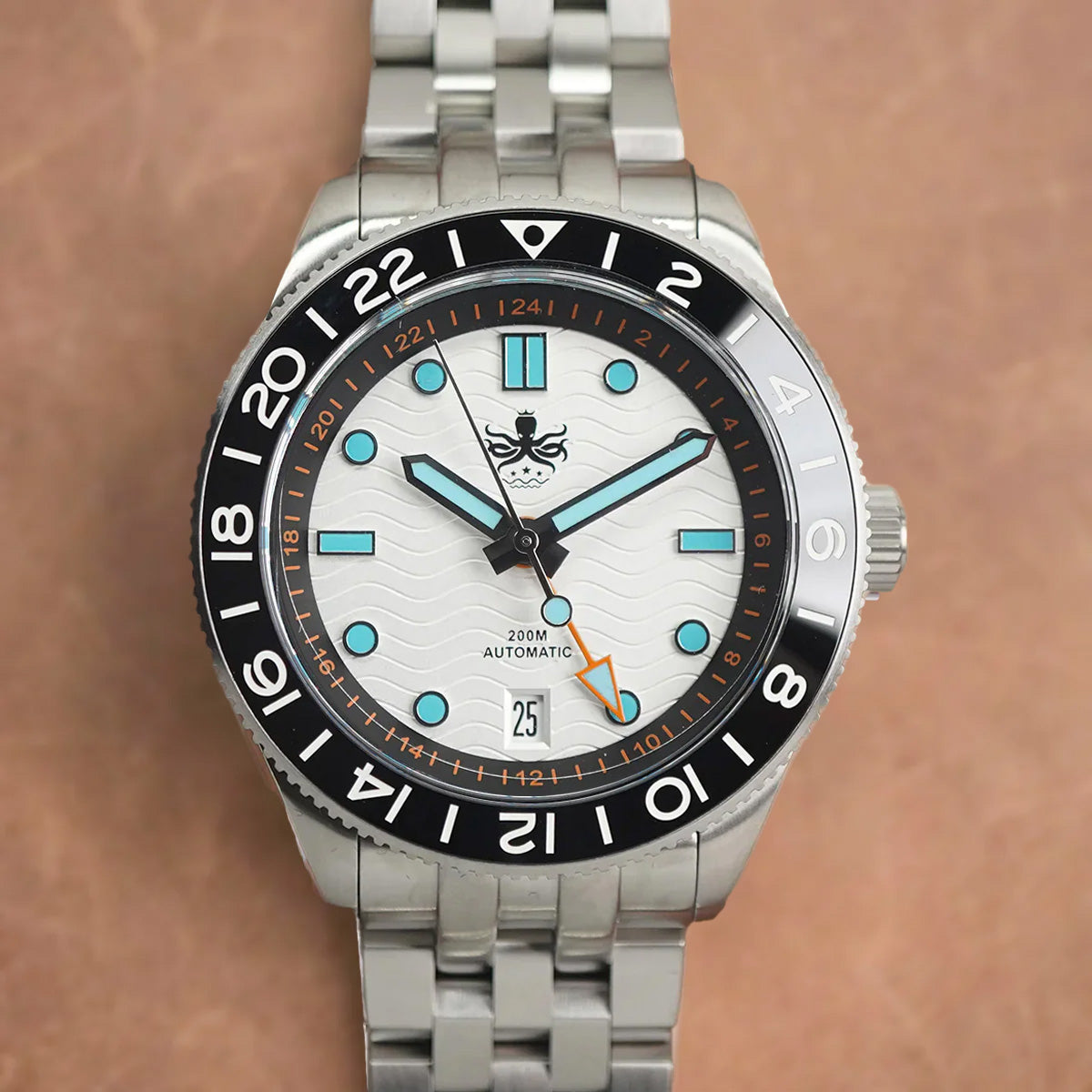 Phoibos Wave Master GMT 200M PY049E White Dial - Horology Story Youtube Store
