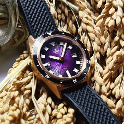 Phoibos Argo Bronze PY057H Spiral Sunray Purple