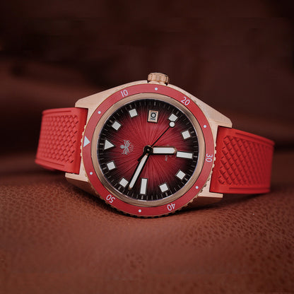 Phoibos Argo Bronze PY057D Spiral Sunray Red